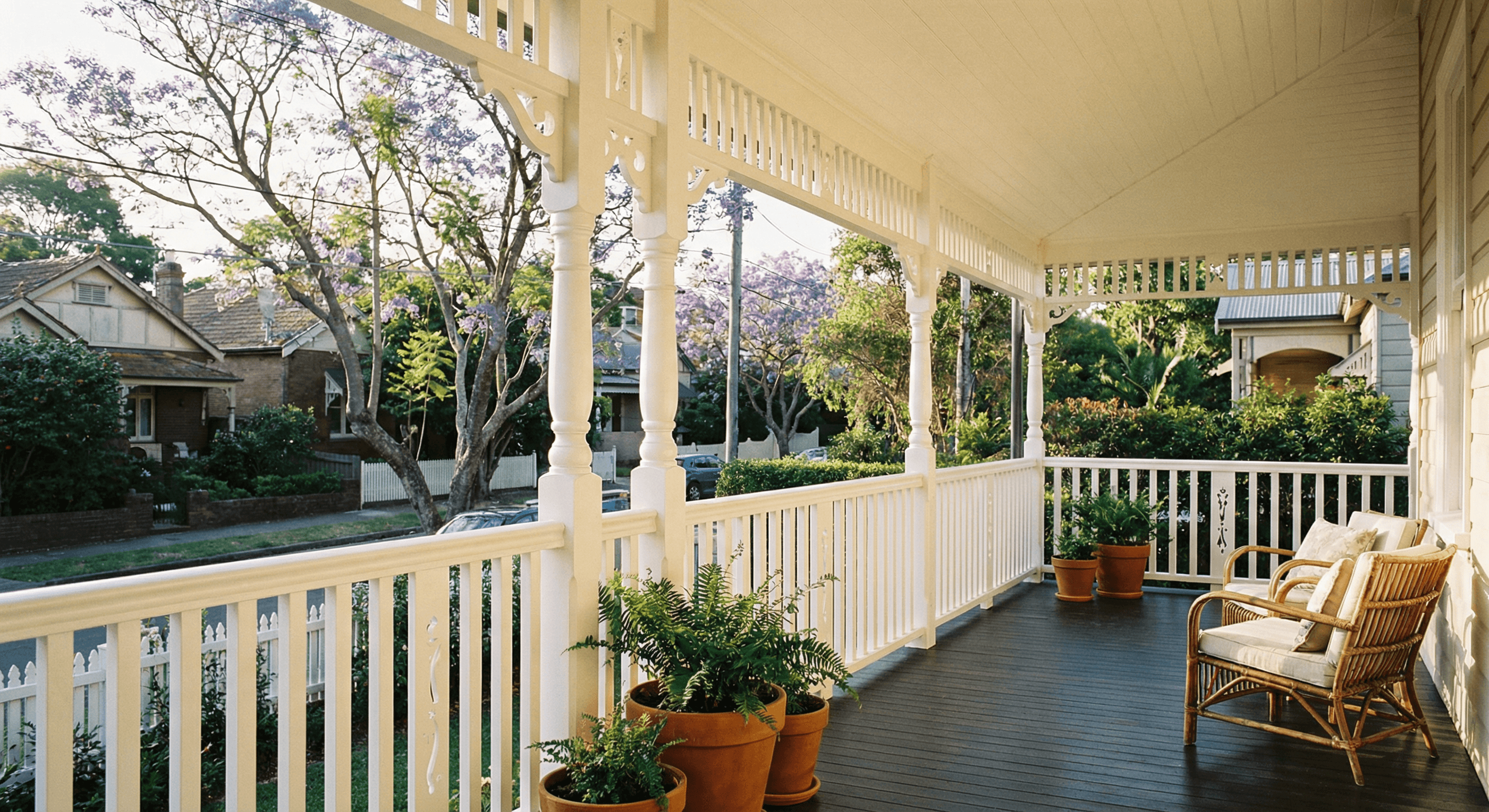 Heritage veranda painting in Sydney