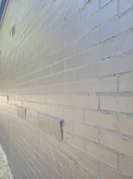 Interior wall surface